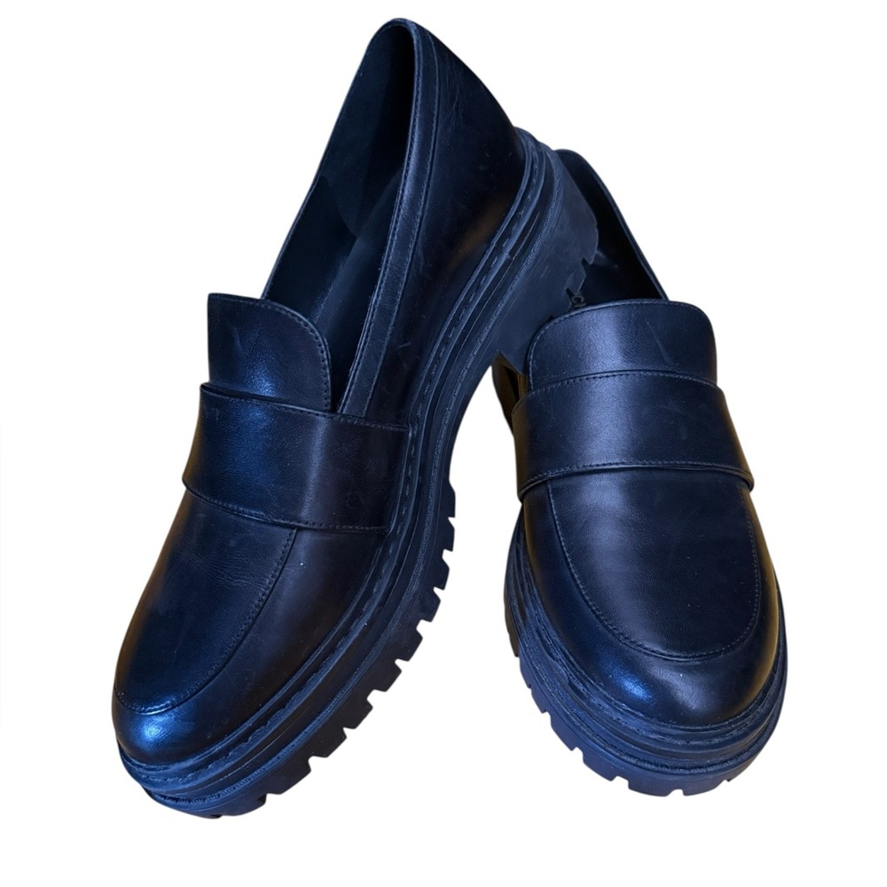 Michael Kors Parker chunky lug sole Loafers Slip-On academia 90’s clueless vibes - Picture 8 of 10